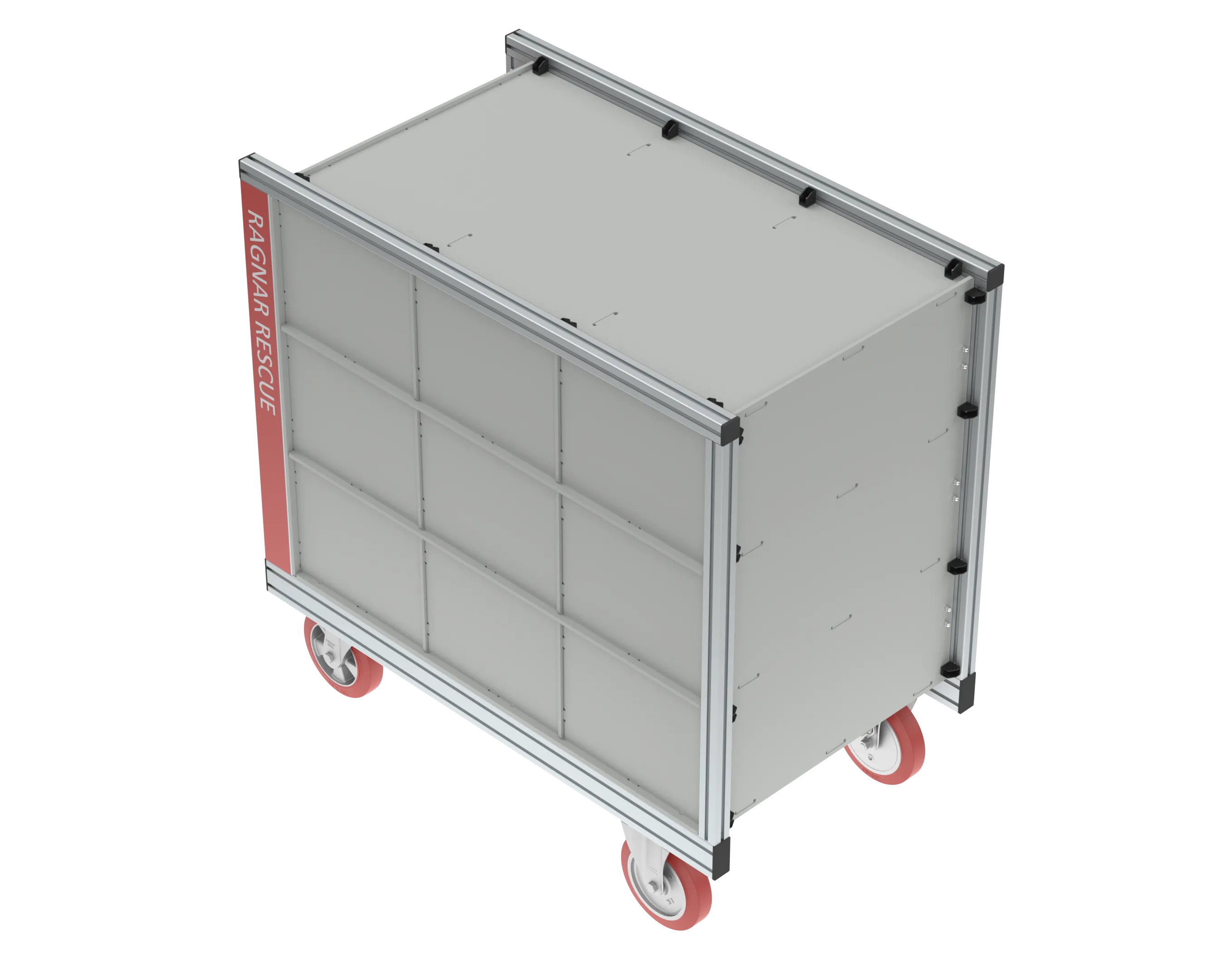 RC PA-Lang — Rollcontainer, isometrische Ansicht
