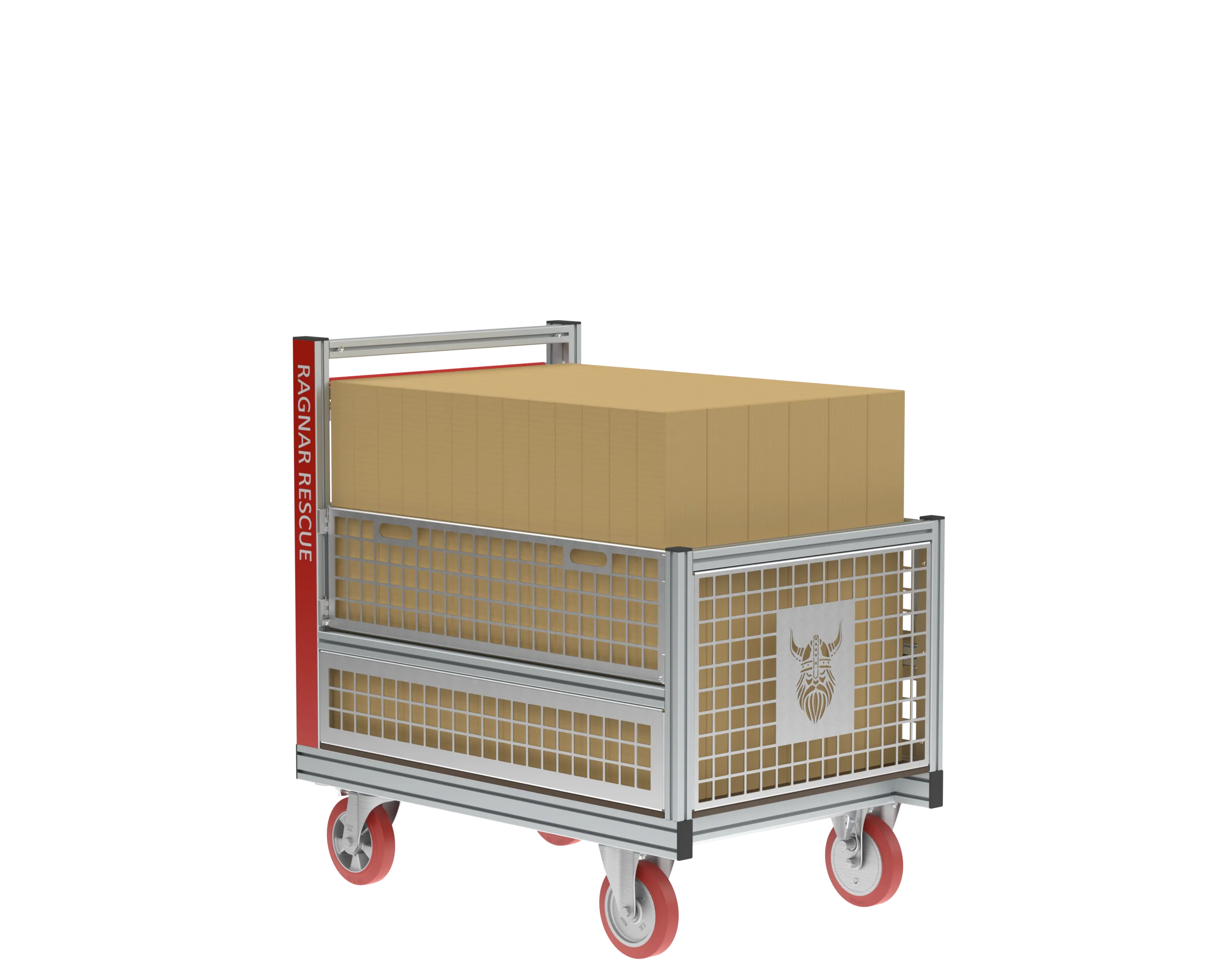 Rollcontainer Technische Hilfeleistung — isometrische Ansicht