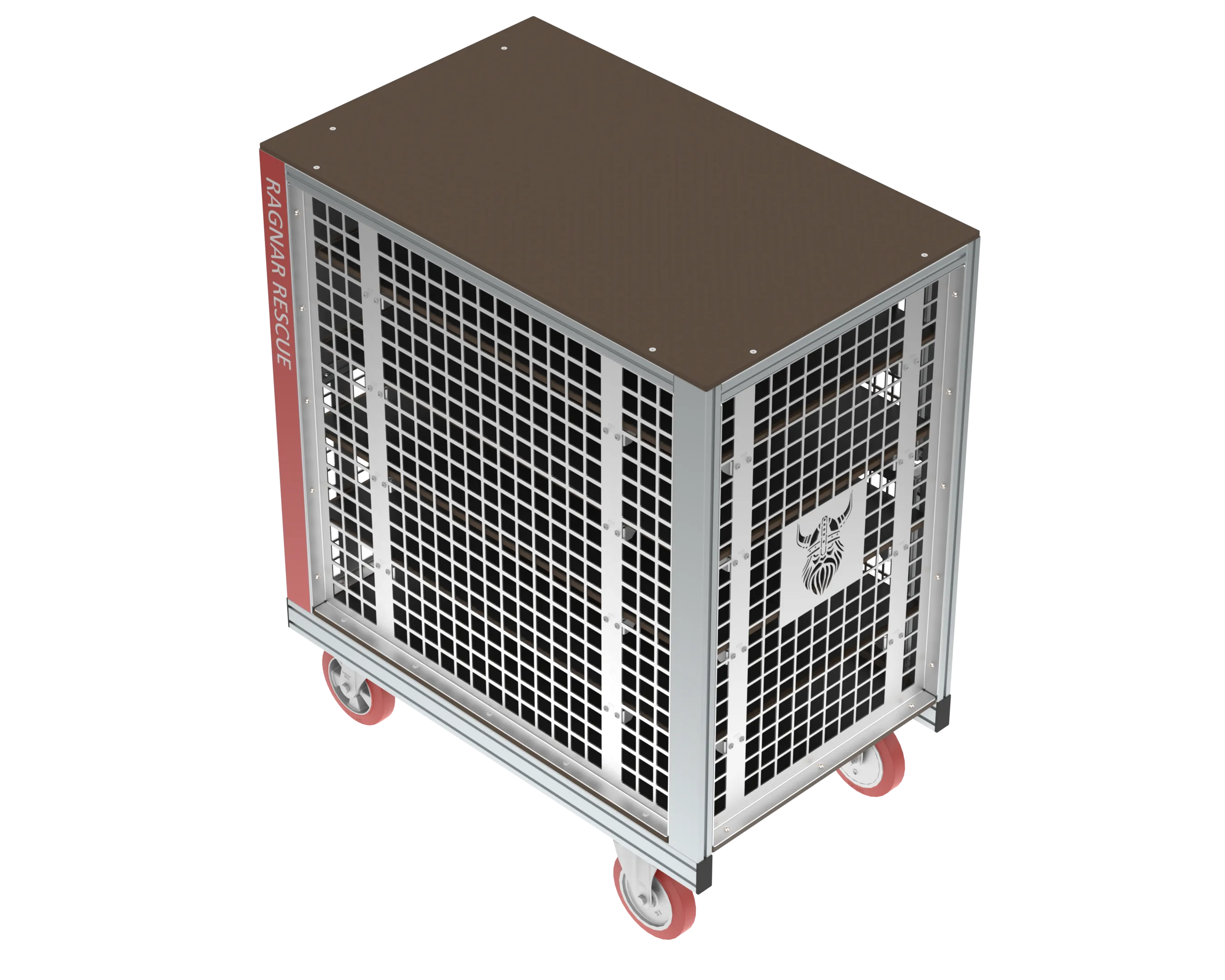 RC Gitterbox Einlegeböden 1400 — isometrische Ansicht